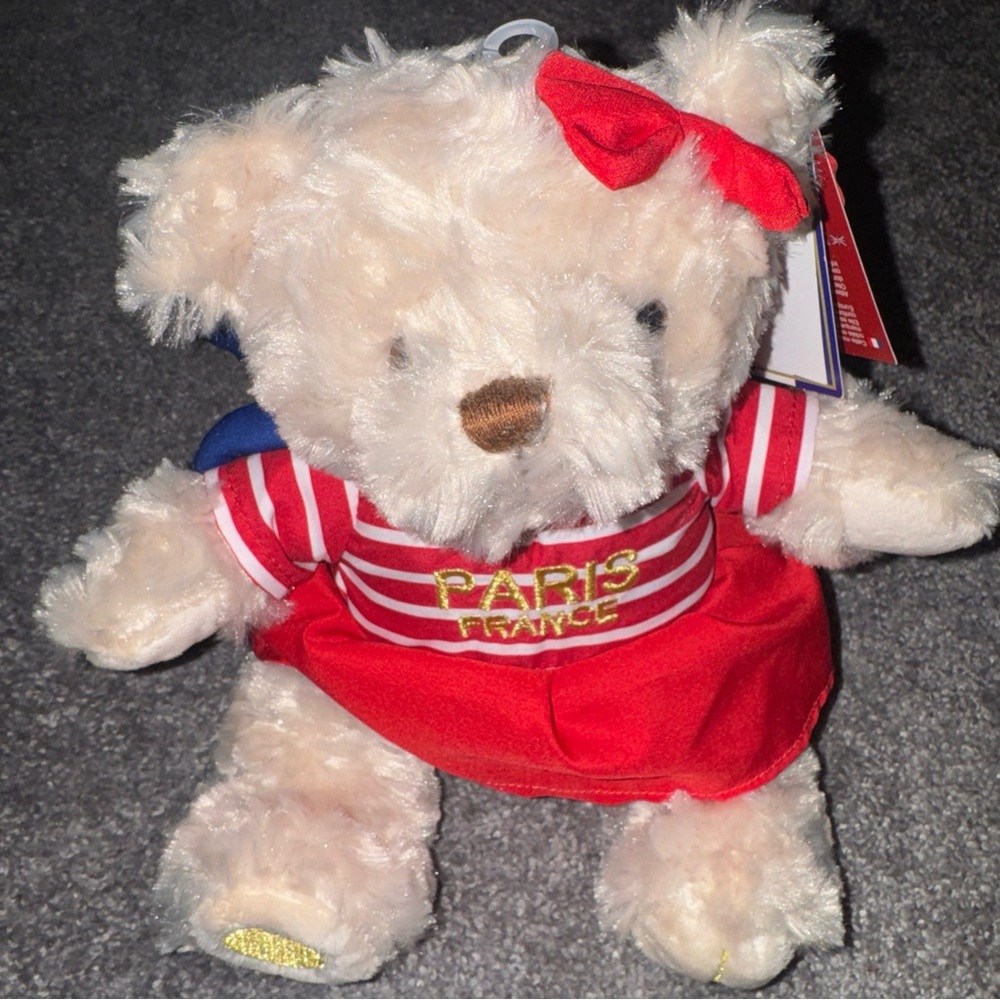 Keel Toys "Elsa" Paris France collectible plush teddy bear.